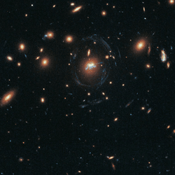 From superclusters of galaxies like this down to subatomic particles, everything in the universe has been put on one chart