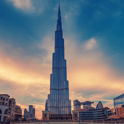 The world's tallest building – Burj Khalifa.