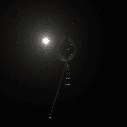 Artist impression of Voyager 1.
